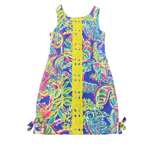 Lilly Pulitzer Womens Delia Paisley Toucan Floral Shift Dress Size O - Picture 7 of 13